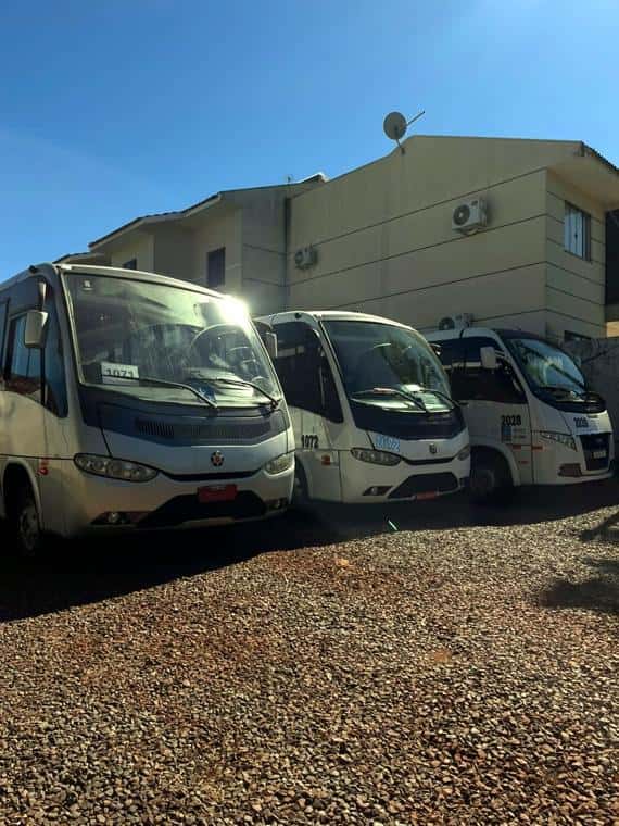 Micro-ônibus da frota Kari